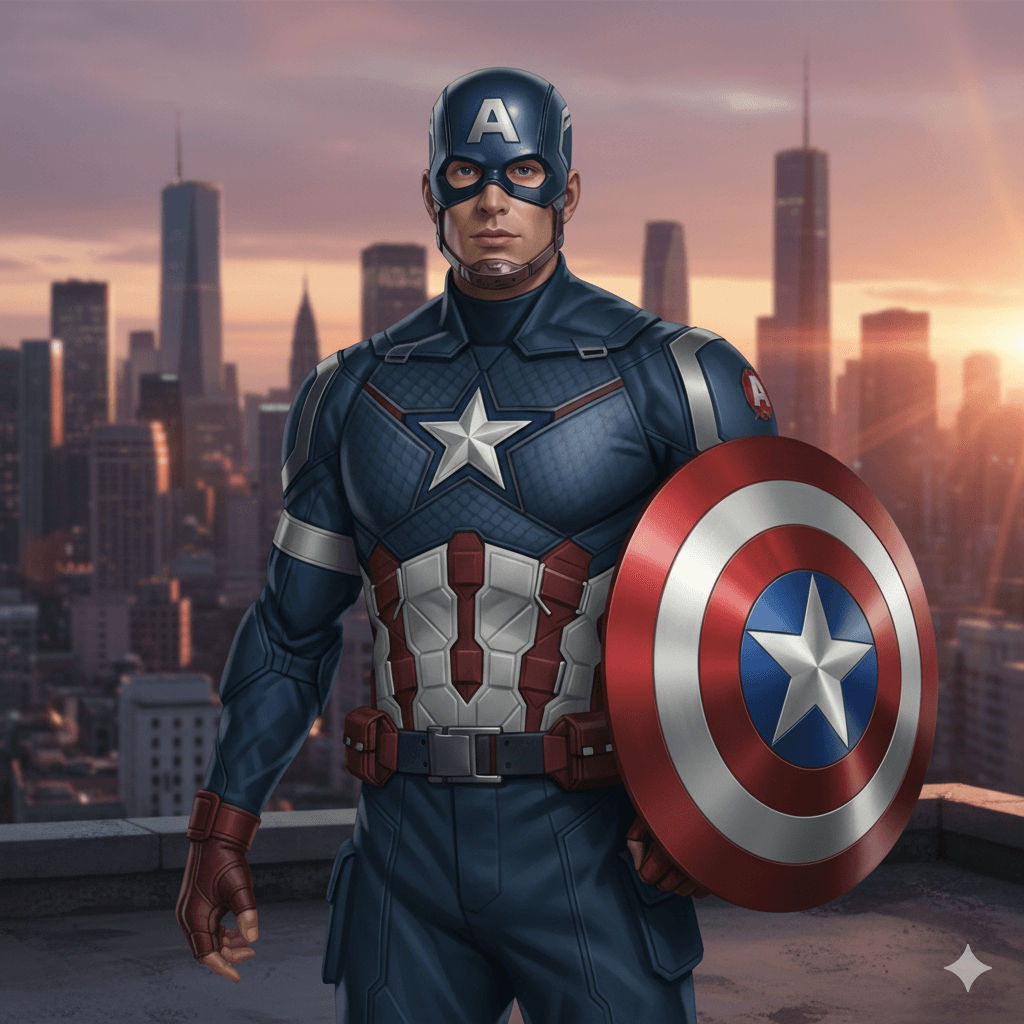 Original Superhero Costume Photo